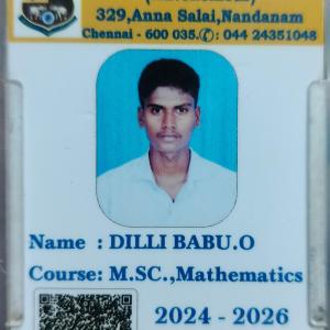 O.Dillibabu B.Sc.M image